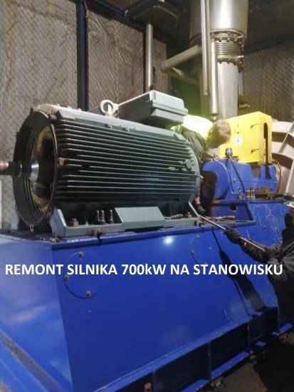 Remont silnika 700kW